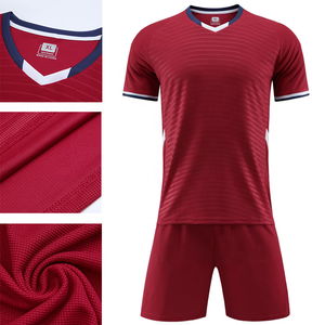 Tùy Chỉnh Chất Lượng Cao Thiết Kế Miễn Phí Cho Đội Bóng Đá Tùy Chỉnh Bộ Dụng Cụ Nhanh Chóng Khô Bóng Đá Jerseys Bóng Đá Mặc Đồng Phục - Product Image 2