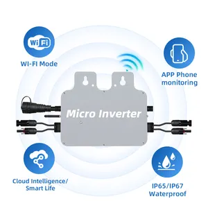 Almacén de Alemania Salida de energía ajustable 800W Micro inversor solar 600W Wi-Fi Solar VDE4105 Micro inversor 800W