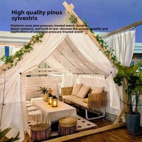 Tente en toile triangulaire en forme de maison pour extérieur, idéale pour repas, barbecue, hébergement, imperméable quatre saisons, camping, étanchéité 2000-3000mm