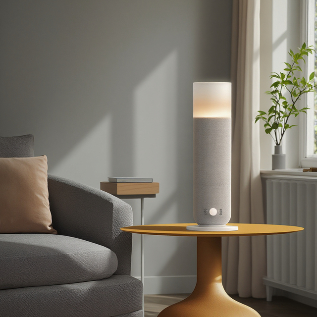 Luxury Essential Oil Diffuser Machine LED Light Auto Aroma Waterless Mist Spray Desktop Installation Electric Power HEPA Filter