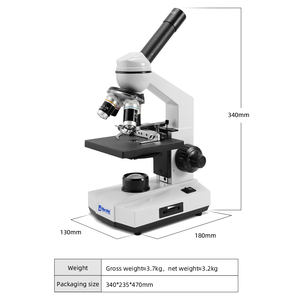 <span class=keywords><strong>Microscope</strong></span> biologique monoculaire Murzider, outil scientifique éducatif avec <span class=keywords><strong>microscope</strong></span> pour étudiants MSD100-9-S - Product Image 2