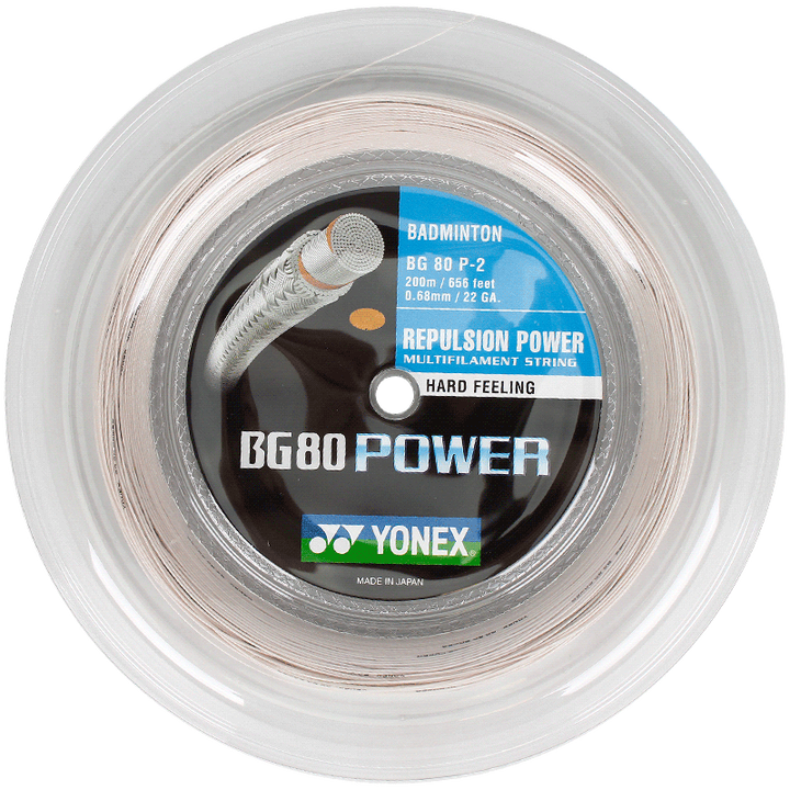 YONEX BG80パワー 200mロール ホワイト 【公式通販】