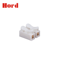 Bloc de terminaison à pression à deux positions de qualité supérieure, connecteur rapide pour câble 10A pour éclairage LED, blanc, 2 broches CH2
