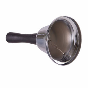 Campana de mano de Metal plateado para Navidad, Noble, para recepción, fiesta, tienda, decoración de Hotel, campanilla escolar, restaurante, servicio de llamada - Product Image 3