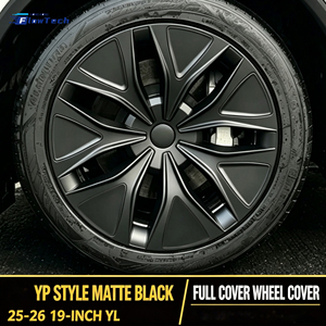 Exclusivement pour Tesla Model Y Juniper 2025-2026 : Enjoliveurs de roue de 19 pouces à couverture intégrale, protection de jante, design à clipser - Product Image 4