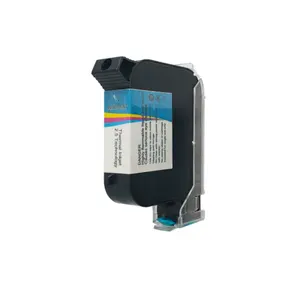 Solvent Gebaseerde Snel Droog Zwarte Kleur Inkjet Printer Inkt Cartridge Voor Niet Poreuze Materiaal Inkt Cartridge Compatibel Hp 1918