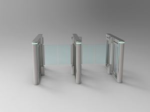 Puertas de Acceso Peatonal para Edificios de Oficinas y Supermercados, con Reconocimiento Facial y Torniquete con Reconocimiento de Códigos QR - Product Image 5