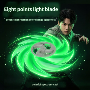 Nouveau produit, <span class=keywords><strong>sabre</strong></span> <span class=keywords><strong>laser</strong></span> rotatif à huit parties extra large, lames lumineuses, jouet créatif en métal pour enfants - Product Image 6
