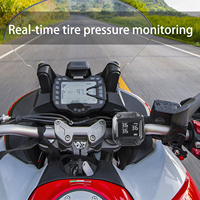 Sistem Pemantau Tekanan Ban Nirkabel Sepeda Motor 3 Sensor Eksternal Internal Sepeda Roda Tiga TPMS Monitor Tekanan Ban