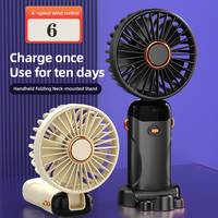 Ventilateur portable USB rechargeable indispensable pour l'été - Mini ventilateur à piles pour la table, idéal comme cadeau de bienvenue