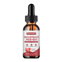 Ausreson OEM Supplément Liquide de Riz de Levain Rouge + Coenzyme Q10 pour la Santé Cardiaque et le Métabolisme