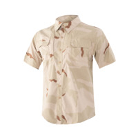 Chemise tactique à manches courtes multi-poches à motif camouflage personnalisé, vêtements tactiques pour hommes, vêtements d'extérieur