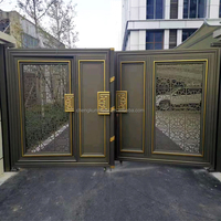 Design minimaliste, style américain, automatisation motorisée, entrée d'appartement, anti-corrosion, garantie 5 ans, technologie de découpe laser, simple