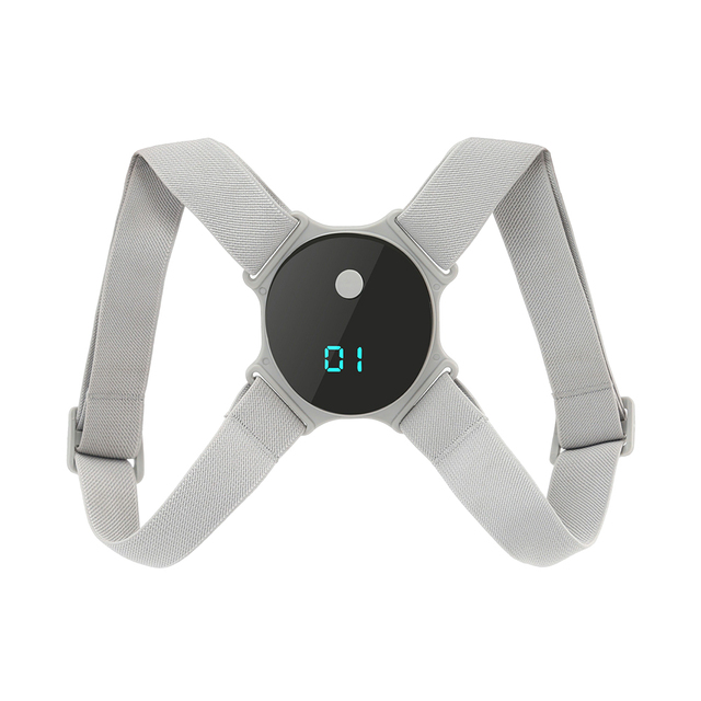 Portable LCD Intelligent Posture Corrector Belt USB Charging Adult Children's Back Support Electric Reminder Healthcare Supply