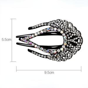 Fashion Design <strong>Bird</strong> <strong>Nest</strong> <strong>Hair</strong> <strong>Clip</strong> Women Back Head Three-jaw Clamps Hairgrip Elegant Mother Updo Ponytail <strong>Hair</strong> Accessory - Product Image 2