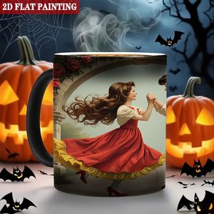 Frosted Black Matte <b>Ceramic</b> <b>Mug</b> 11oz Heat Activated Daily Tea Cup - Product Image 6