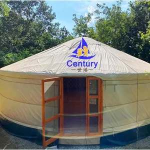 Đường Kính 6M Yurt Lều Cho 15 Người Lều Loại Mông Cổ Yurt 4 Lớp Mông Cổ Yurt Lều Cho Đảng