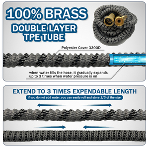 Lightweight 50ft Flexible Expandable Magic Water Easy Storage and Use with Reel - Product Image 3