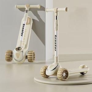 Xe tay ga cho trẻ em từ 3-6 đến 12 tuổi, xe tay ga dành cho người lớn có thể gập lại cho trẻ em từ 5 tuổi trở lên, Giày trượt patin nam và nữ - Product Image 3