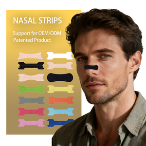 Strip hidung Anti dengkur, dilator hidung kelas medis untuk menghilangkan dengkuran strip hidung tidur yang tenang - Product Image 3