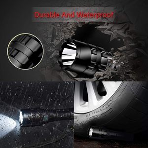 1000 Lumens Rechargeable Tactical LED Flashlight with Aluminum Alloy Body IP65 Rating Adjustable Beam - Product Image 4
