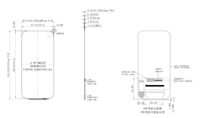 شاشة OLED ملونة بالكامل مقاس 4.39 بوصة بدقة 568×1210 مع واجهة LTPS SD5207 MIPI، لوحة عرض بحد أدنى منخفض للطلب