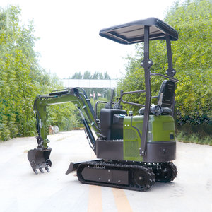 Nouvelle Mini-Excavatrice Compacte de 1 Tonne sur Chenilles avec Boîte de Vitesses PLC, Pompe Hydraulique et Moteur pour Travaux de Jardin, Verger et Ferme, Moteur Koop - Product Image 6