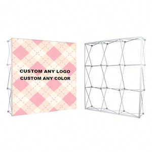 Mingyang – Accessoire de stand d'exposition portable personnalisé en tissu pour salon professionnel, toile de fond pop-up - Product Image 5