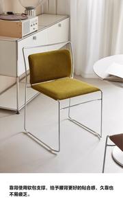 Italian Minimalist Modern Metal <b>Dining</b> <b>Chair</b> Restaurant Home Use Outdoor Living Room Bedroom School Furniture Durable Bauhaus - Product Image 2
