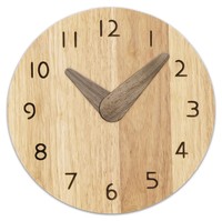 Nouveau mécanisme d'horloge silencieux à quartz avec aiguilles en bois, alimenté par piles, design Art Déco, style antique pour horloges murales et de table