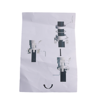 Chenf produsen IP67 soket steker Industri tahan air tiga fase 400VAC 3P + N + E 125A/250A/400A soket ekstensi terukur