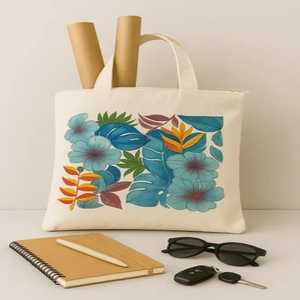 <b>Large</b> Eco Friendly Bohemian Fashion <b>Tote</b> <b>Bag</b> <b>Extra</b> Sturdy Reusable Shopping <b>Bag</b> Women Messenger Carry Baby Shower Favor Gift - Product Image 1