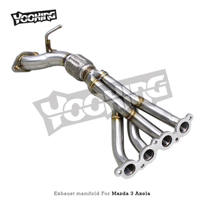 OBM thể thao xả downpipe Ống phía trước cho <span class=keywords><strong>MAZDA</strong></span> <span class=keywords><strong>3</strong></span> AXELA 1.5L/2.0L 2014-2023 thép không gỉ 4-1 tiêu đề đa dạng đường phố tiêu đề - Product Image 6