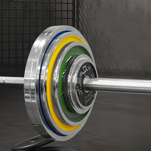 צלחות משקל מפלדת כרום כסופה של PD <span class=keywords><strong>Fitness</strong></span>, ציפוי אלקטרוליטי, להרמת משקולות, פאוורליפטינג, אימוני כוח - Product Image 6