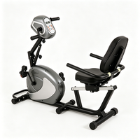 Bicicleta de Ejercicio Reclinada Eléctrica Portátil Directa de Fábrica con Resistencia Ajustable y Monitor LCD para Rehabilitación y Fitness en Casa