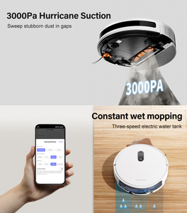 Teendow <span class=keywords><strong>Robot</strong></span> Hút Bụi Thông Minh Tự Động Tự Làm Sạch Máy Lau Nhà Hộ Gia Đình Khô Ướt Bàn Chải Hút <span class=keywords><strong>Robot</strong></span> Hút Bụi - Product Image 3