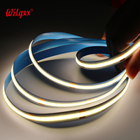 Bande LED COB non étanche, ruban lumineux flexible auto-adhésif découpable, circuit imprimé 3oz, haute luminosité CRI90, 10mm, garantie 5 ans