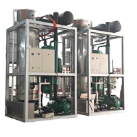 Máquina de Hielo en Tubo Automática ROBIN Industrial de 10 Toneladas, Sistema de Enfriamiento por Agua, Compresor, Bomba de Agua, Alta Productividad, Ahorro de Energía