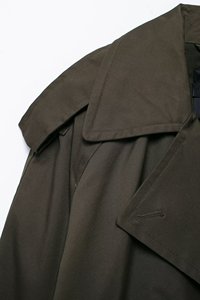 Automne femmes manteau <span class=keywords><strong>court</strong></span> à manches longues Double boutonnage <span class=keywords><strong>Trench</strong></span> Coat 2024 nouvelle mode ample élégant manteau - Product Image 4