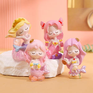 Figuras de caja ciega <span class=keywords><strong>sorpresa</strong></span> de la sirena del zodiaco doce: muñecas de dibujos animados para el hogar, juego de moda, lindos adornos de resina, regalos - Product Image 4