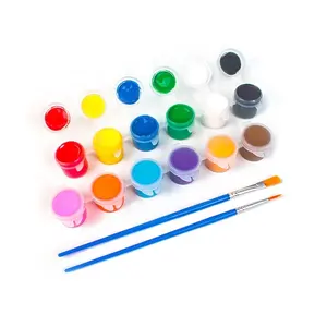 OEM Washable Paints for Kids with 12 Colors Each - Includes Paintbrushes Watercolor Arts   Craft Set for School Art Supplies
