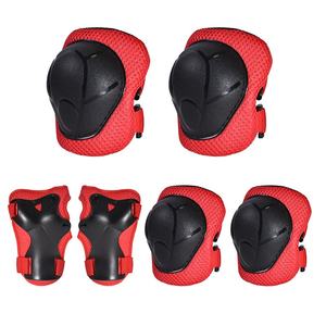 Ensemble de sécurité 6-en-1 pour enfants (garçons et filles) de 3 à 7 ans : protections en plastique pour genoux, coudes et poignets pour le patinage (vente en gros) - Product Image 3