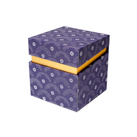 Caja Rígida de Papel Dorada de Lujo Personalizable al por Mayor, Impermeable, con Tapa Abatible y Forro de Esponja, para Set de Regalo de Velas Aromáticas