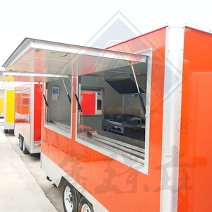 Camion de traiteur mobile de cuisine complète de remorque de nourriture de concession pour le café pour la remorque de chariot de nourriture à vendre - Product Image 1