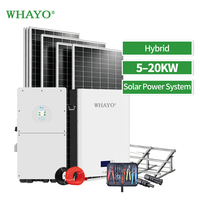 Sistema Completo de Energía Solar Europeo con Inversor Híbrido Deye de 6kW, 8kW, 10kW, 12kW y Paquete de Baterías LiFePO4 para Hogares en la UE