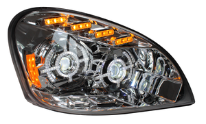 <span class=keywords><strong>Faros</strong></span> Delanteros <span class=keywords><strong>LED</strong></span> Trucklaser Duraderos <span class=keywords><strong>para</strong></span> Camiones Semi Cascadia (2008-2017) - Opciones en Cromo o Negro - Product Image 2