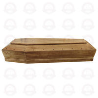Ataúd Ecológico de Madera de Paulownia, Certificado FSC, Estilo Europeo, Tamaño Personalizado