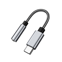Cable Auxiliar Tipo C a 3.5mm de Alta Calidad con Trenzado de Kevlar BA01_B2, Adaptador de Audio HiFi sin Pérdidas para Auriculares con Cable y Dispositivos Móviles