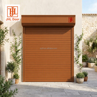 Portes enroulables en alliage d'aluminium, portes de garage enroulables de style moderne