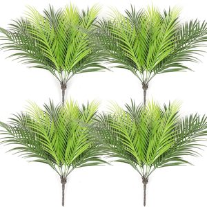 Plantas de Palma Artificiales de Alta Calidad, 9 Hojas de Palmera, Follaje Verde, Plantas Tropicales Artificiales, Hojas de Plantas de Selva Artificiales - Product Image 1